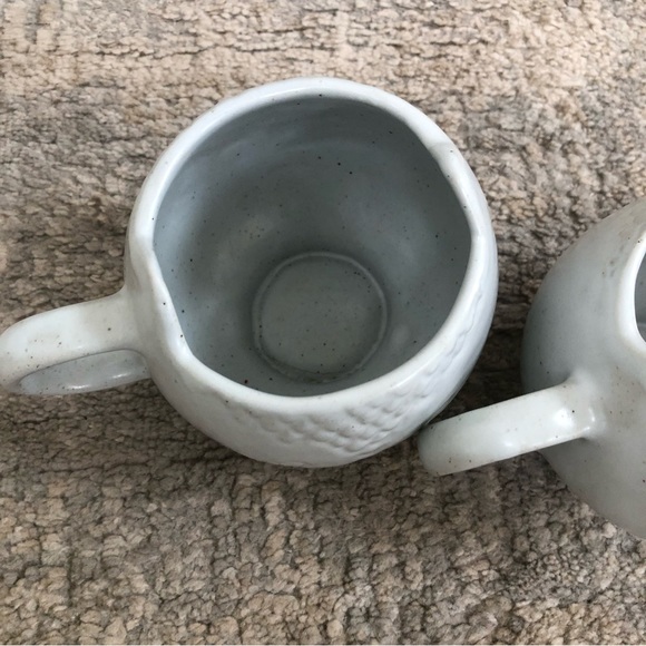 AH Kitty Cat Coffee/Tea Cup/Mug Ceramic Pottery lot 2 light blue - Picture 7 of 16